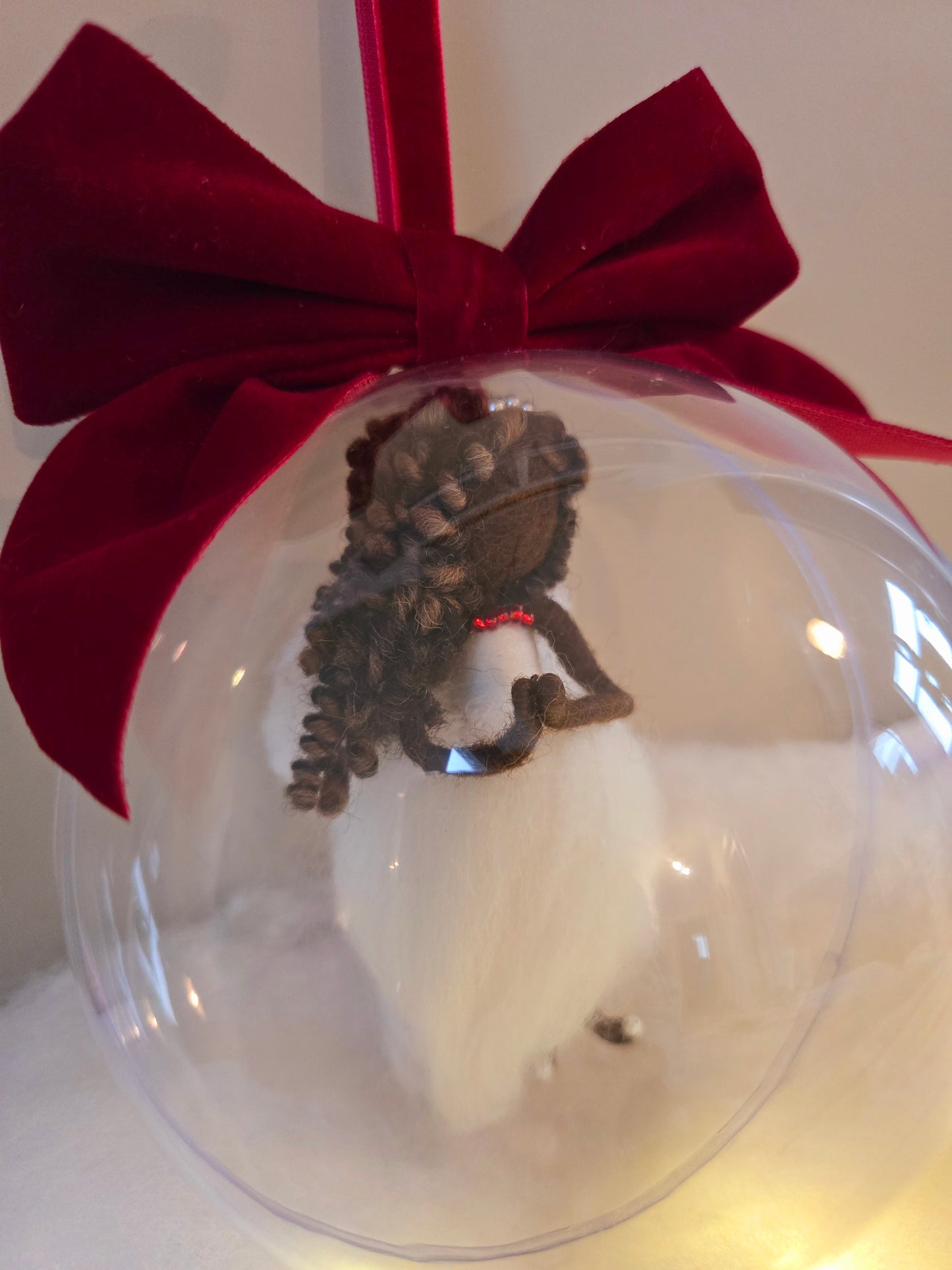 White Christmas Angel