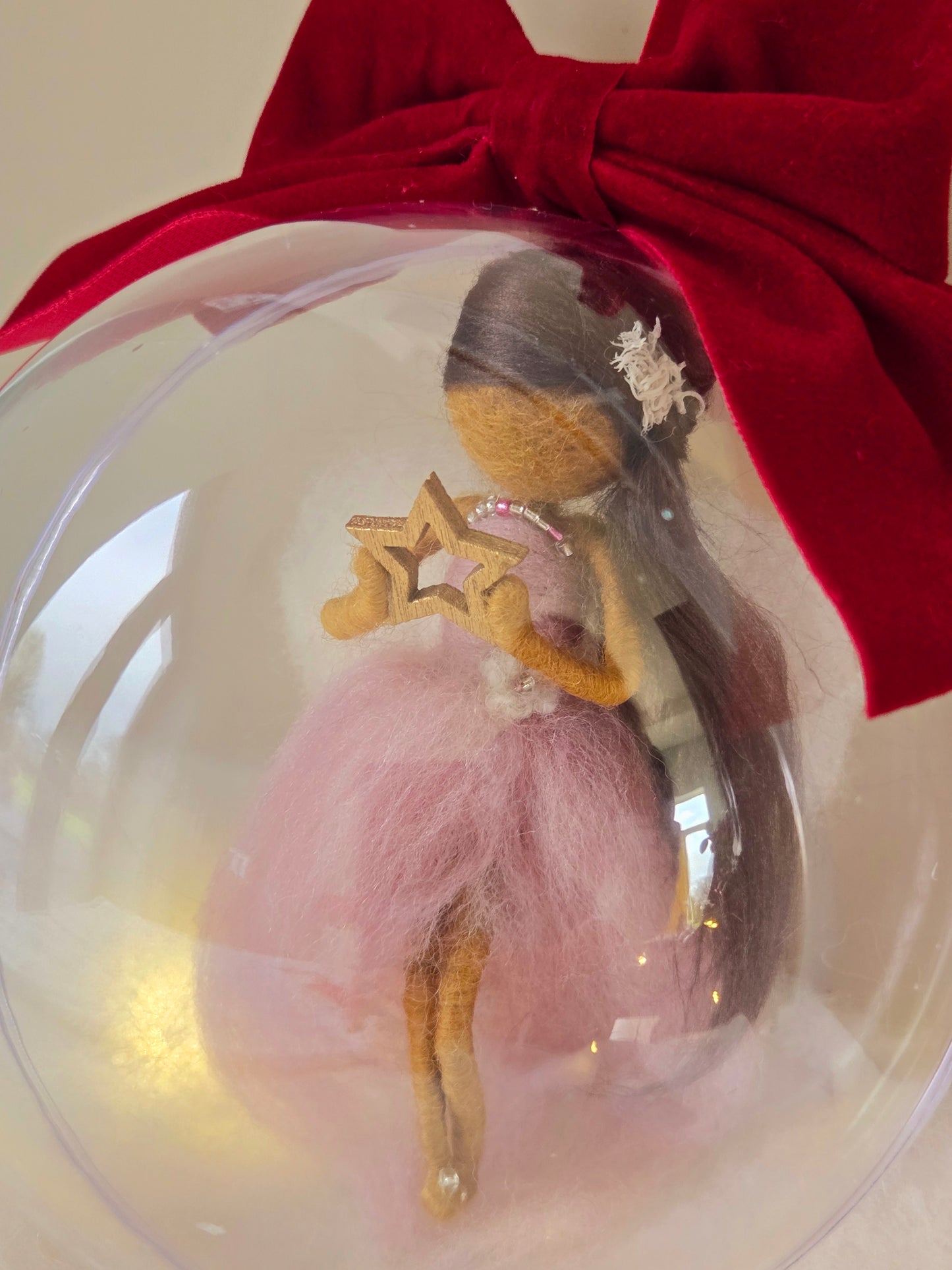 Pink Christmas Angel