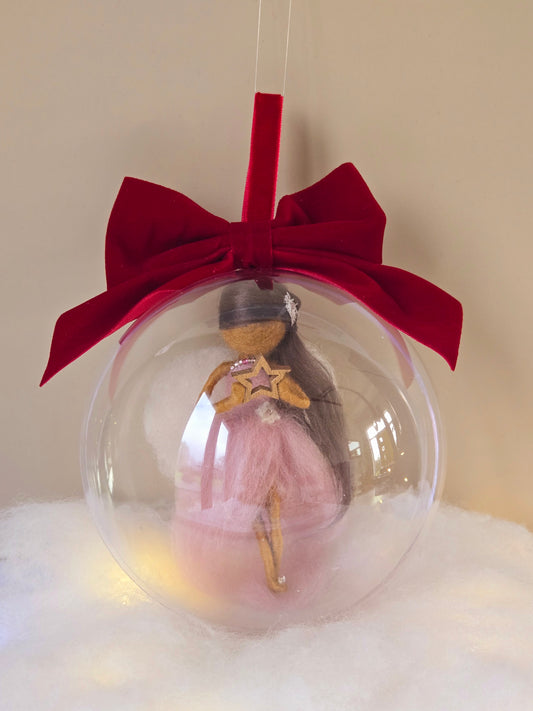 Pink Christmas Angel