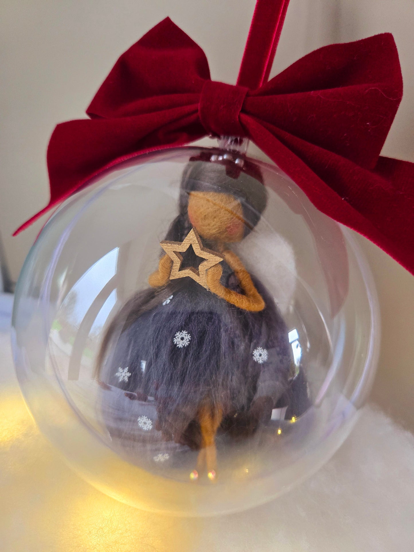 Grey Christmas Angel