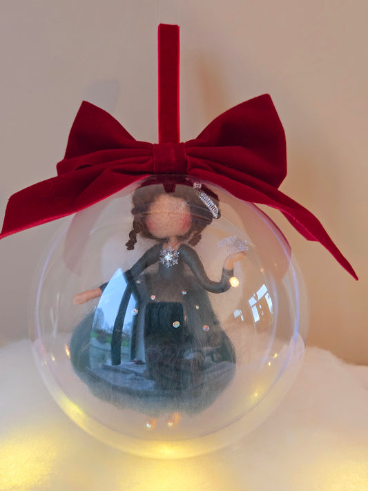 Green Christmas Angel