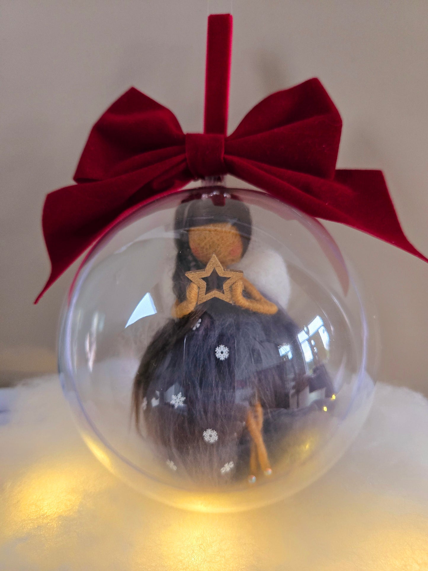 Grey Christmas Angel