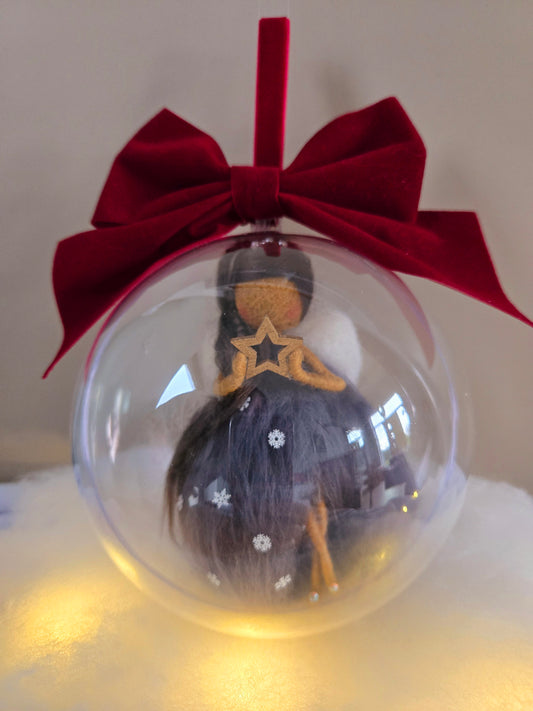 Grey Christmas Angel