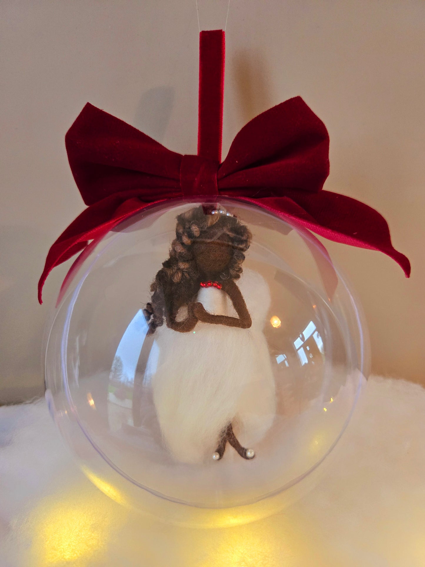 White Christmas Angel